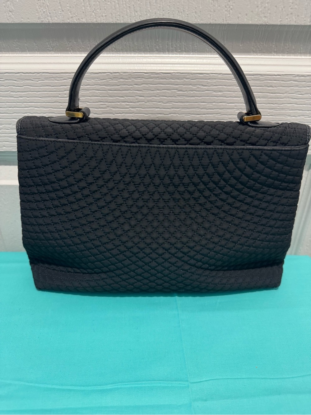 Bally Vintage Quilted Lambskin Turnlock Handbag - Picture 2 of 15